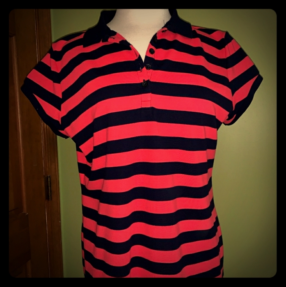 Liz Claiborne Stripe Polo shirt